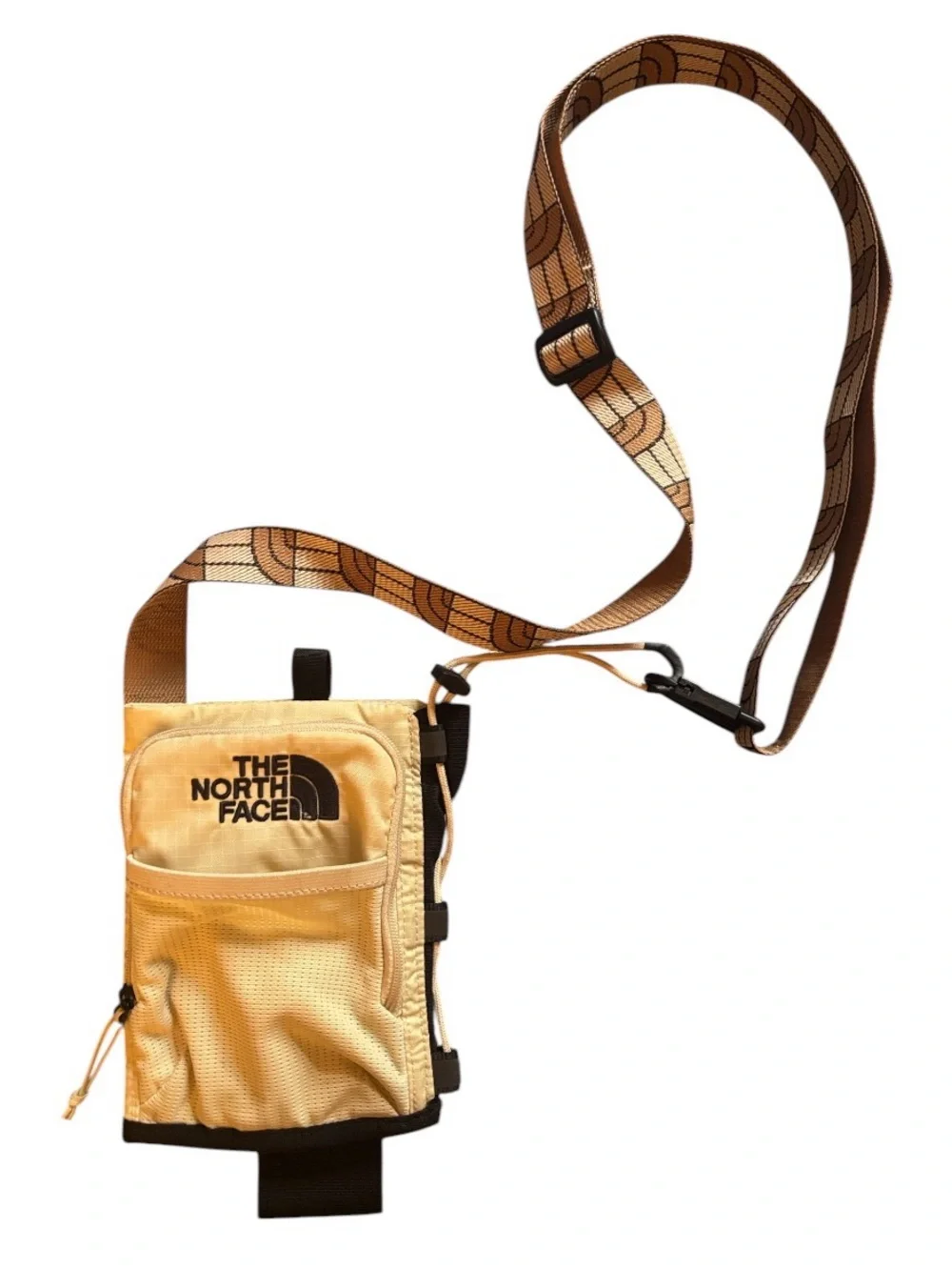 The North Face | Classic Cream & Black Mini Travel Bag Crossbody Hikers Outdoor